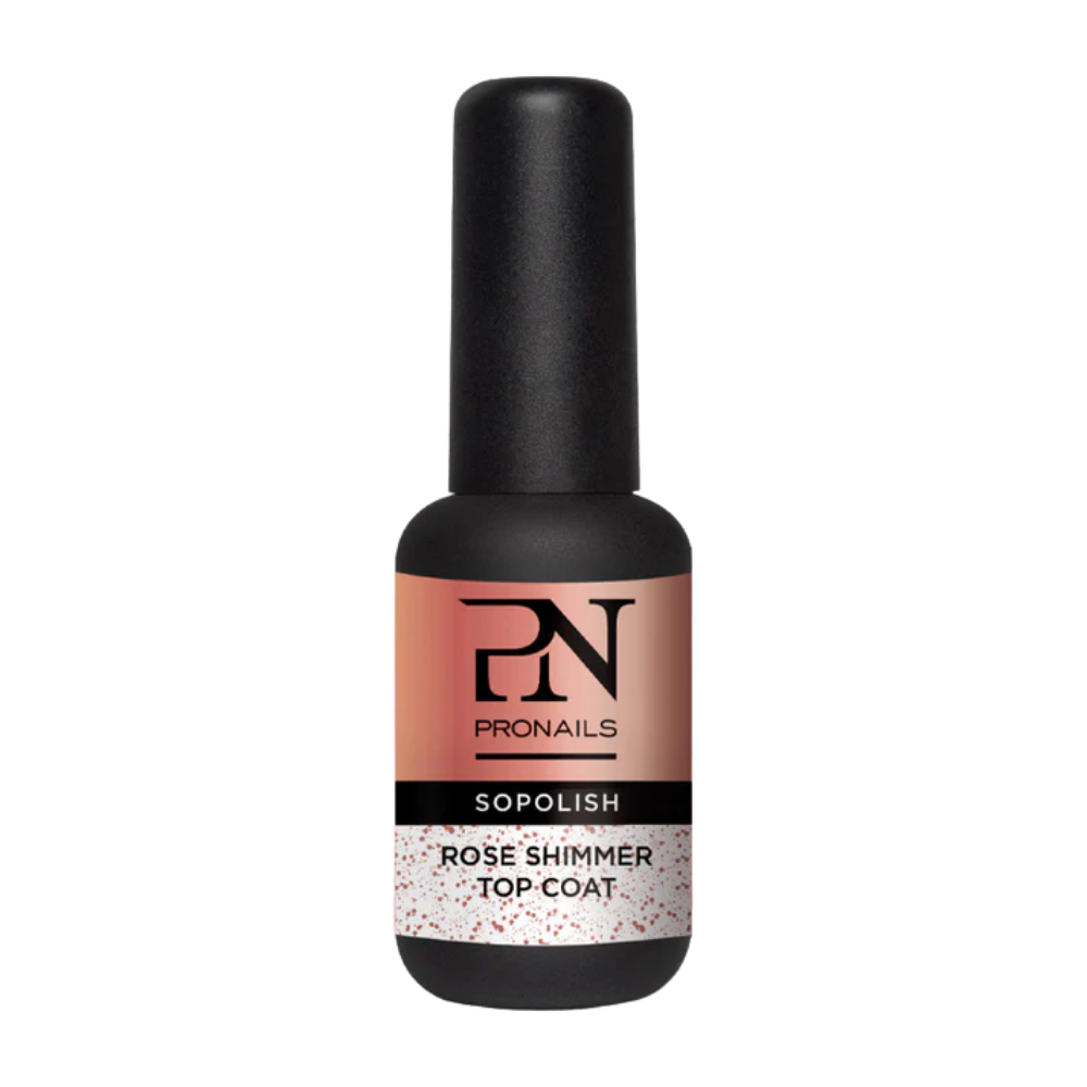 pronails-sopolish-rose-shimmer-8ml-1-1774859734-1.png ProNails Sopolish Top Coat 8ml Rose Shimmer - Image 1