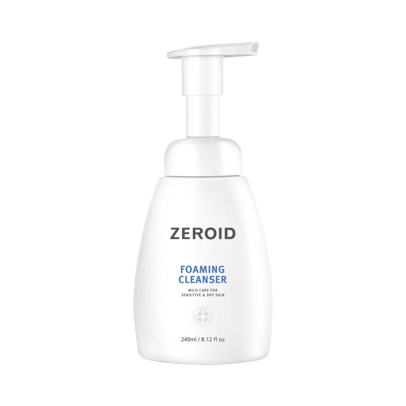 zeroid-hypoallergenic-cleansing-foam-for-dry-and-sensitive-skin-240ml-60.jpg ZEROID Hypoallergenic Cleansing Foam for Dry and Sensitive Skin 240ml - Image 1