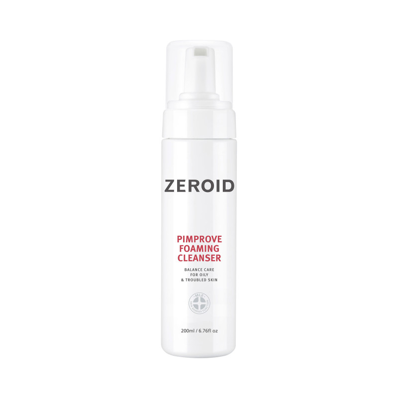 zeroid-pimprove-hypoallergenic-cleansing-foam-for-oily-and-acne-skin-200ml-59.jpg ZEROID PIMPROVE Hypoallergenic Cleansing Foam for Oily and Acne Skin 200ml - Image 1
