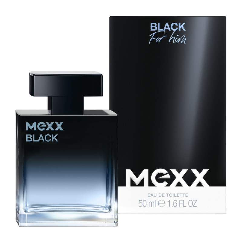 mexx-black-man-men-s-eau-de-toilette-50ml.jpg MEXX BLACK MAN Men's Eau de Toilette 50ml - Image 1