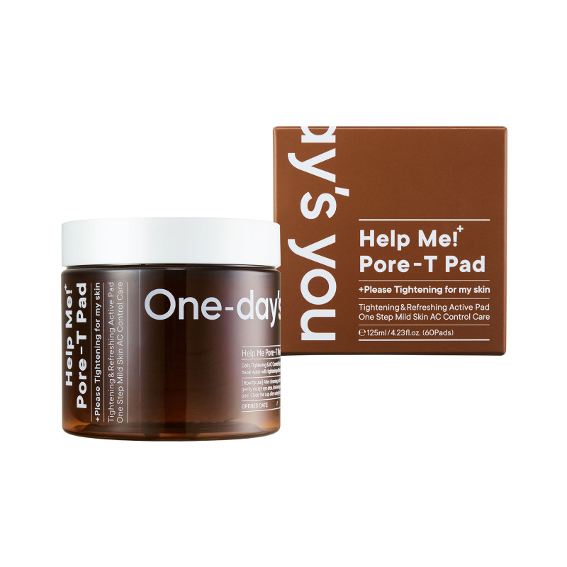 one-day-s-you-help-me-toning-pads-that-tighten-pores-125ml-60-pcs.jpg ONE-DAY'S YOU HELP ME Toning pads that tighten pores 125ml (60 pcs.) - Image 1