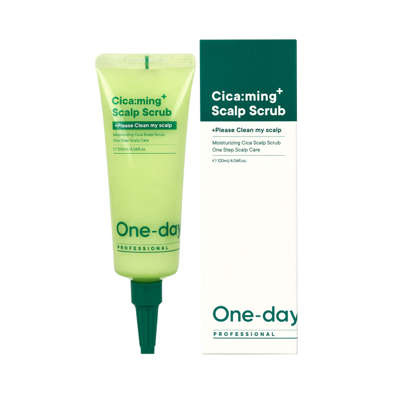 one-day-s-you-professional-cicaming-scalp-scrub-skin-peeling-heads-120ml.jpg ONE-DAY'S YOU PROFESSIONAL CICA:MING SCALP SCRUB Skin peeling heads 120ml - Image 1